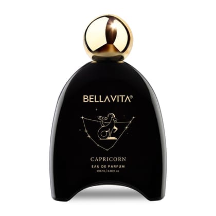 BELLAVITA Zodiac Collection Capricorn EDP Unisex | Pink Pepper, Jasmine and Vetiver | Premium Long Lasting Fragrance Perfume for Men and Women, 100ml BELLAVITA Zodiac Collection Capricorn EDP Unisex | Pink Pepper, Jasmine and Vetiver | Premium Long Lasti