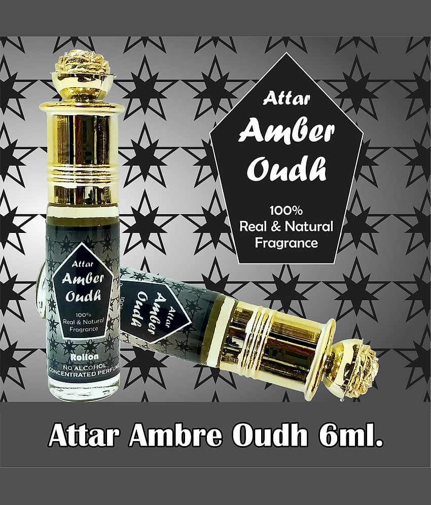 INDRA SUGANDH BHANDAR - Amber Oudh Attar For Men & Women 6ml Pack Of 1