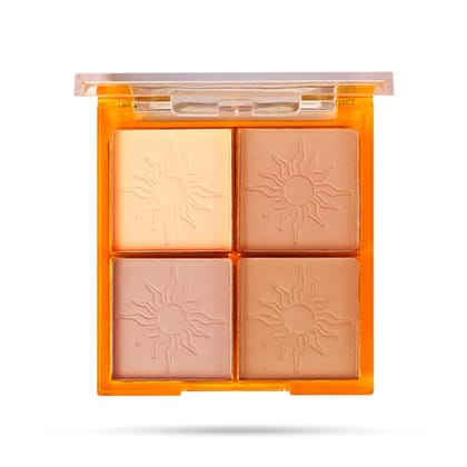 Seven Seas Pearl Petal Eyeshadow Highlighter Palette | Highly Pigmented | Long Lasting & Water proof | Highlighter Makeup Palette (Multicolor 01, 25g)
