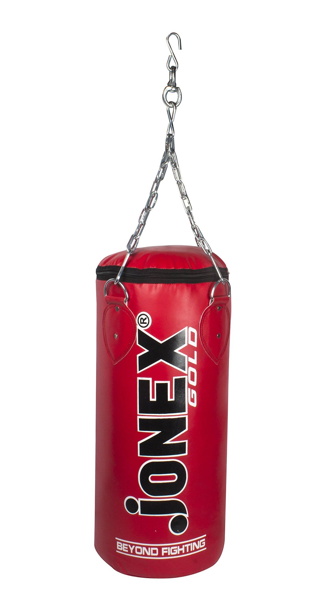 Jonex Punching Bag, Boxing Bag, Karate Bag, Unfilled Gold 2FT Red Hanging Bag