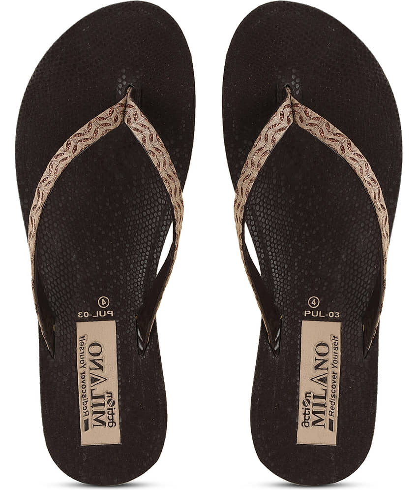 Action Brown Women's Slipper