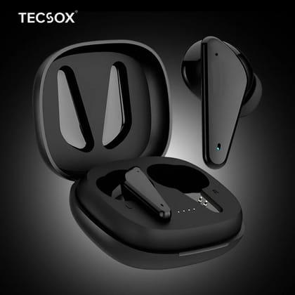 TecSox Pulse Bluetooth Earbuds | Deep Bass |20 Hours Playback