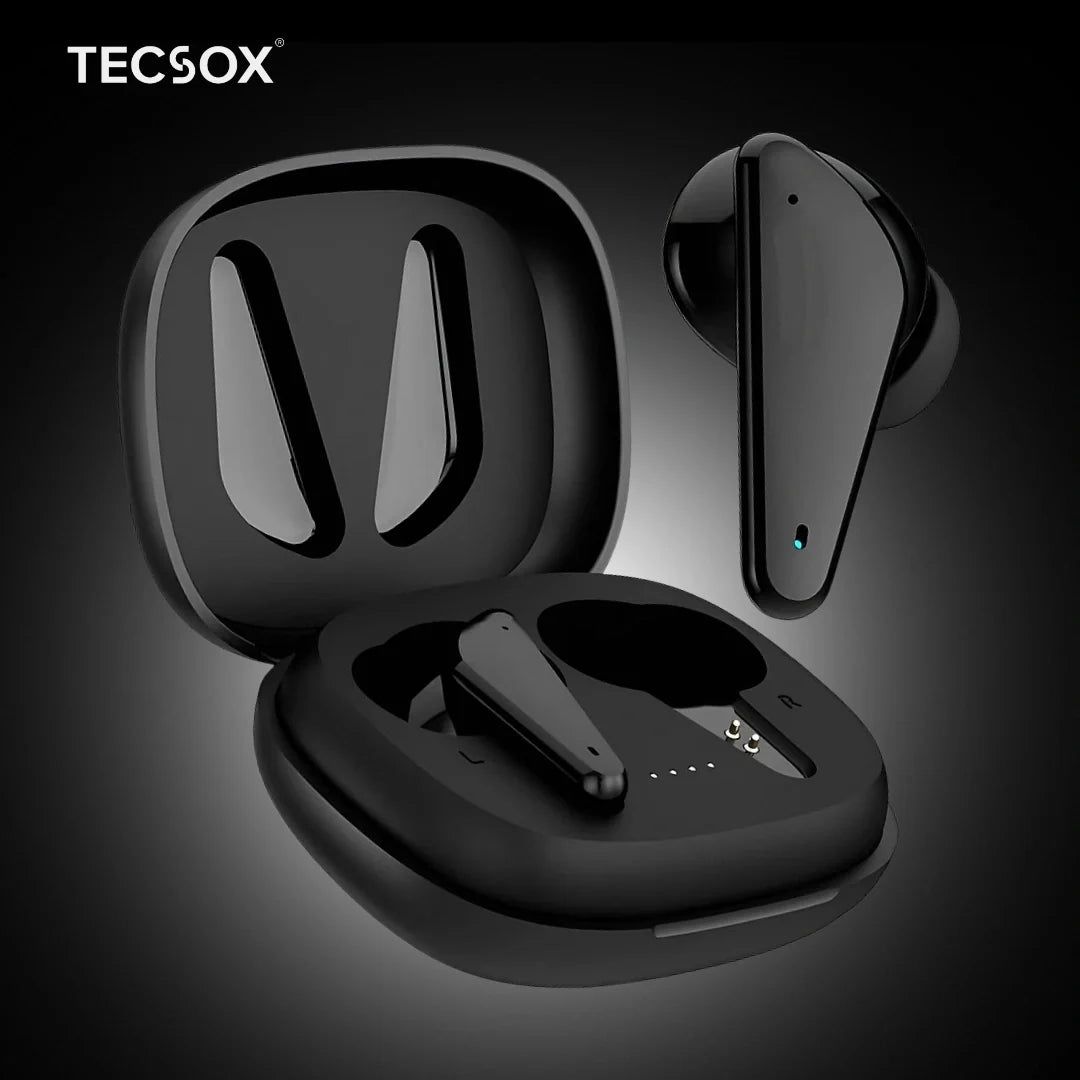 TecSox Pulse Bluetooth Earbuds | Deep Bass |20 Hours Playback