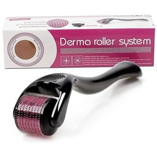 WildProducts - Derma Roller 0.5mm 540 Titanium Micro Needles for Hair & Beard Growth