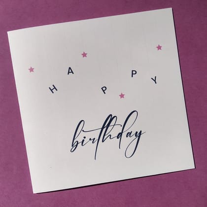 Birthday Greeting Card
