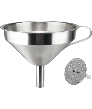 Dynore - Silver Steel Strainer ( Pack of 1 )