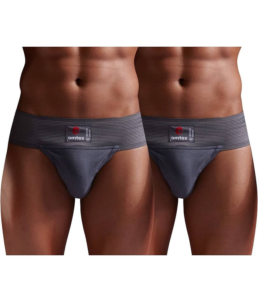 Omtex - Grey Athletic Supporter ( Pack of 2 )