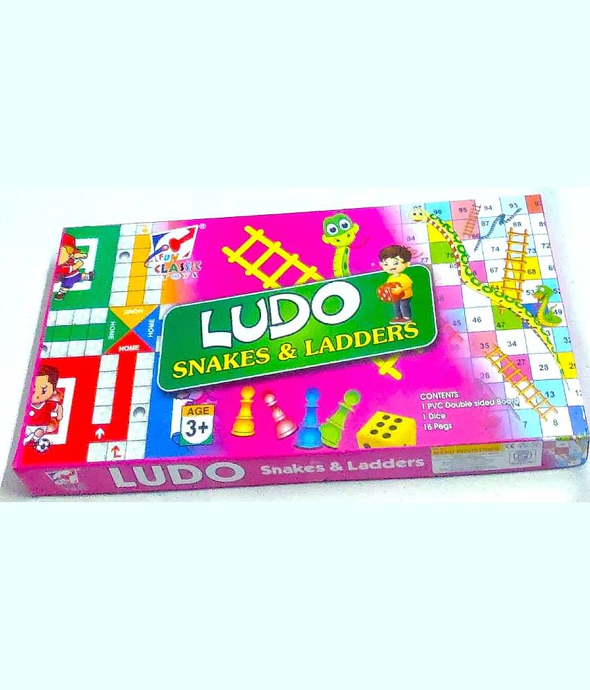 PETERS PENCE 2 IN 1 JUMBO LUDO , SNAKES & LADDERS SMART KIDS PLAY BOARD GAME Party & Fun Board Games