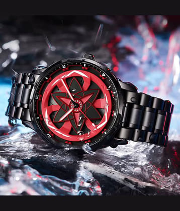 Renaissance Traders Black Metal Analog Men's Watch