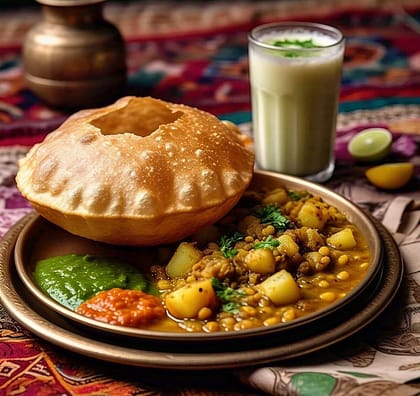 Bedmi Poori [4 Pieces]