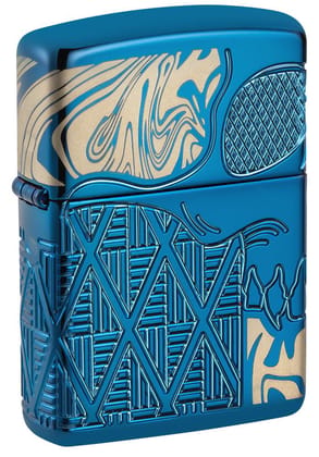 Zippo Armor Skull Design Windproof Pocket Lighter
