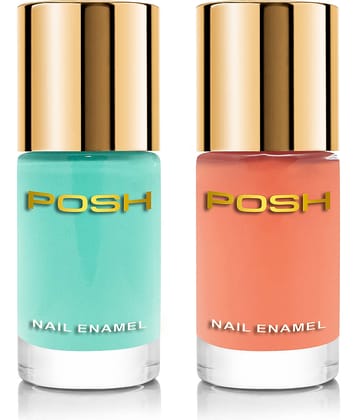 Posh Nail Polish Multi Glossy Pack of 2 9 mL