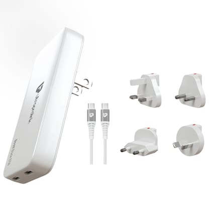 Boost Blade Ultra-Slim 67W International World Travel Adapter & Charger with Type C Cable UM1200WTAC Boost Blade Ultra-Slim 67W International World Travel Adapter & Charger with Type C Cable UM1200WTAC - Default Title