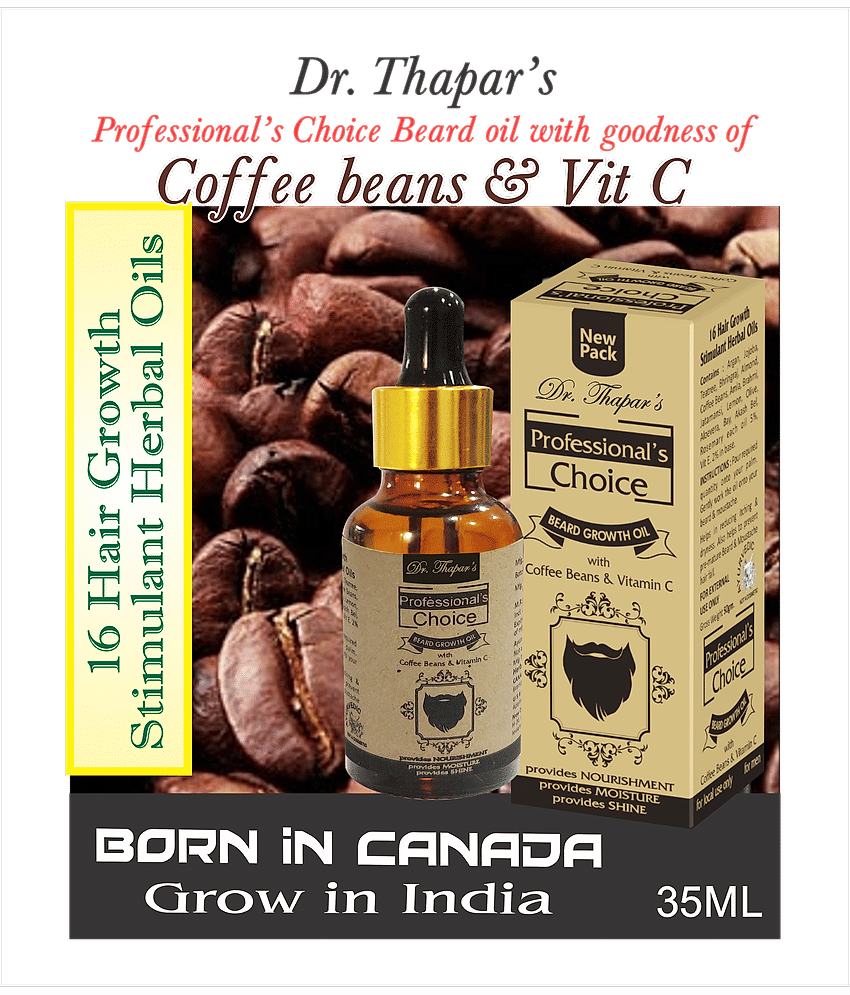 Professional Choice Dr.THAPARs Beard Oil COFFEEVITc 35 ml