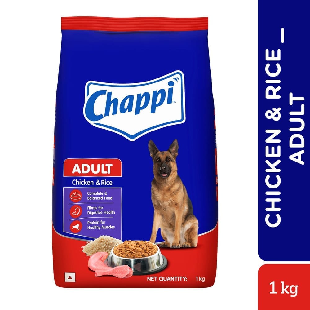 Chappi Chicken &amp; Rice Adult (1+ Years) Dry Dog Food 1kg