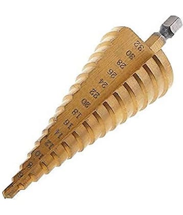 SHB 4-32mm Large HSS Steel Step Cone Drill Countersink Titanium Bit Set Hole