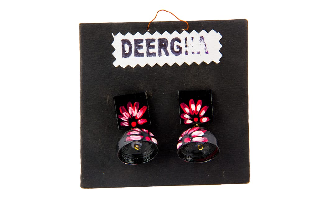 Floral Paint Earrings