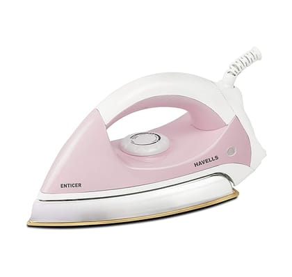Havells Enticer 1000-Watt Dry Iron (Pink)