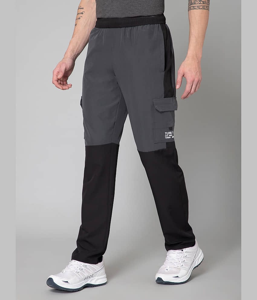 Turnfit Grey Polyester Men's Sports Trackpants ( Pack of 1 )