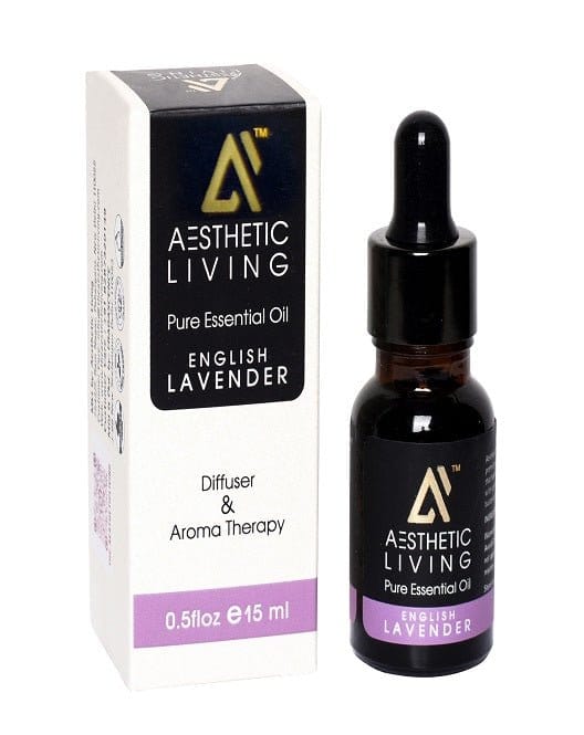 Aesthetic Living Pure English Lavender Essential Oil, 15 ml
