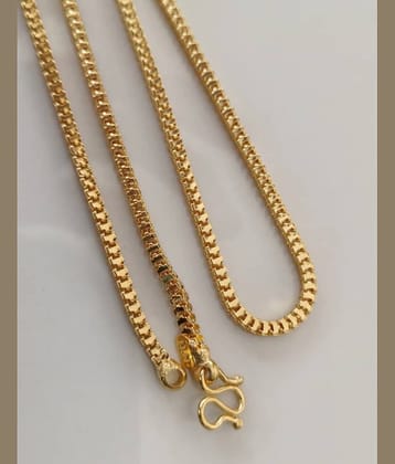 Fadiso Fashion Gold Plated Chain ( Set of 1 )