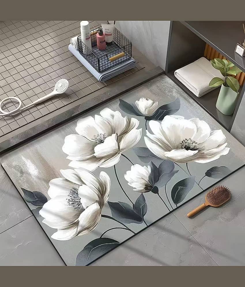 mahek accessories Anti-skid Rubber Bath Mat 40x60 cm ( Pack of 1 ) - Multi