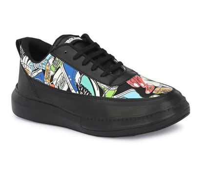 Latest Graceful Men Casual Sneaker Shoes, Casual Shoes For Men's and Boys Color - Black, Size - 8