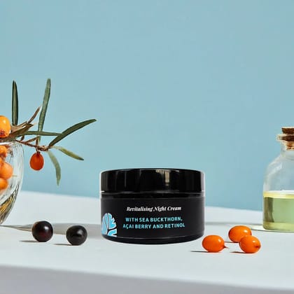 Revitalising Night Cream | Sea Buckthorn, Açai Berry & Retinol 