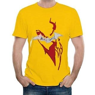 HIT SQUARE Maroon Pure Cotton Round Neck Printed For Men