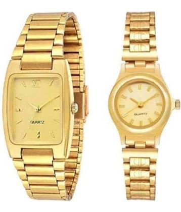 Viser Analogue Full Gold Dial Watch for Men & Women Analog Watch - For Couple