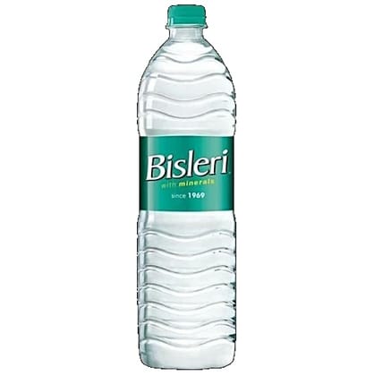 Bisleri Packaged Drinking Water - With Added Minerals, 1 L Bottle