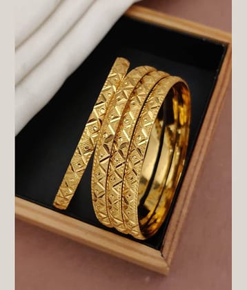 Shivay Fashion Gold Bangle Set ( Pack of 2 )