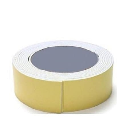 clat Set of 1 Double Sided Self Adhesive Acrylic Foam Mounting Tape for Wall, Craft, Furniture, Paper, Hooks, Sheet - Pack of 2