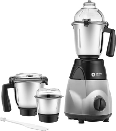 Orient Electric Chefspecial 1200W 3 jar Mixer Grinder (MGCS120G3/Black & Silver) Orient Electric Chefspecial 1200W 3 jar Mixer Grinder (MGCS120G3/Black & Silver) - Black and Chrome / standard