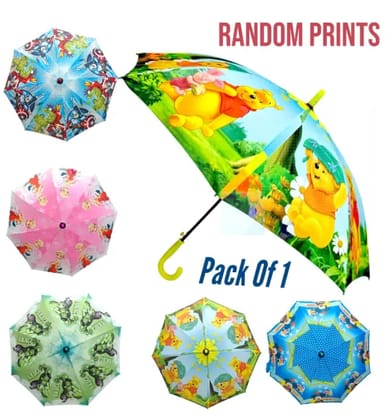 S V M 1 Fold Semi-Automatic Umbrella For Rain Sun Wind ( Multi , Cartoon Design )