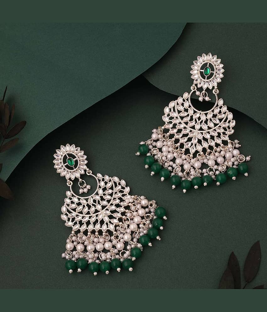 Lyriss Multicolor Chandelier Earrings ( Pack of 1 )