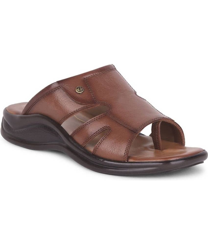 Liberty Tan Men's Leather Slipper