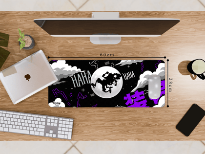 "EVIL RUN- ONE PIECE ANIME" Gaming Mousepad- Elevate Your Gaming Experience-Medium (28CM X 60CM) / Plane