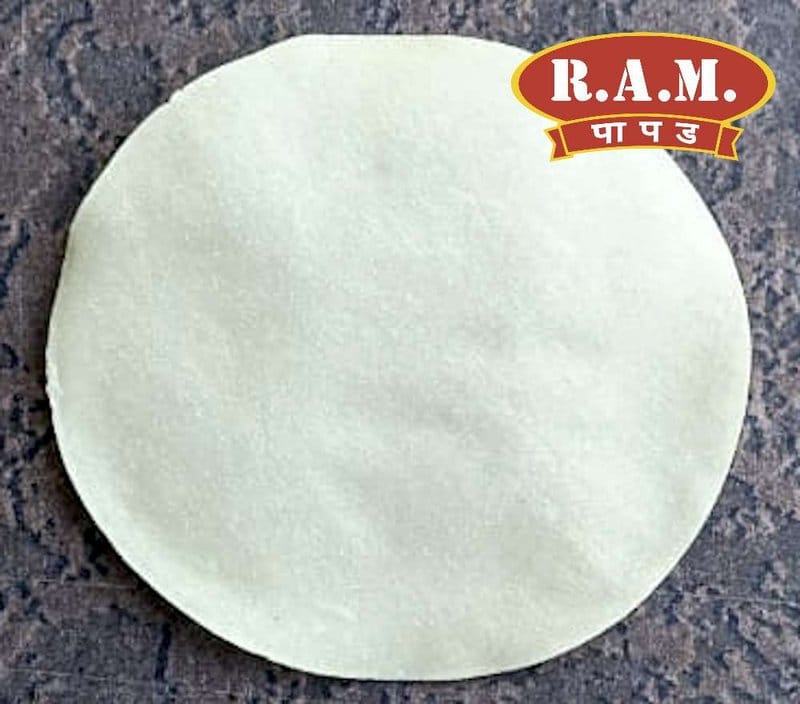 Ram Papad Rice Papad (200g) | Premium Rice Flour Crispy Discs Gluten-Free Lunch Accompaniment