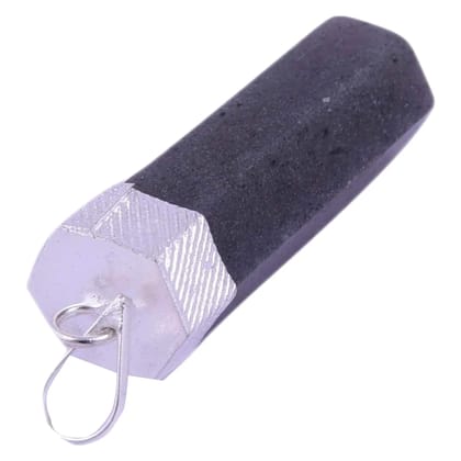 Black Tourmaline Pencil Pendant for Reiki Healing and Crystal Healing,Traditional Astrological Pendant for Women and Mens for Chakra Healing | Lucky Charm Positive Vibes Energy(KI_38)  by Krishna Impex