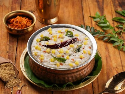Millet Curd Rice With Boondi