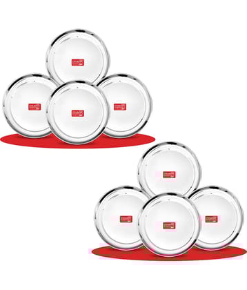 Classic Essentials 8 Pcs Stainless Steel Silver Full Plate