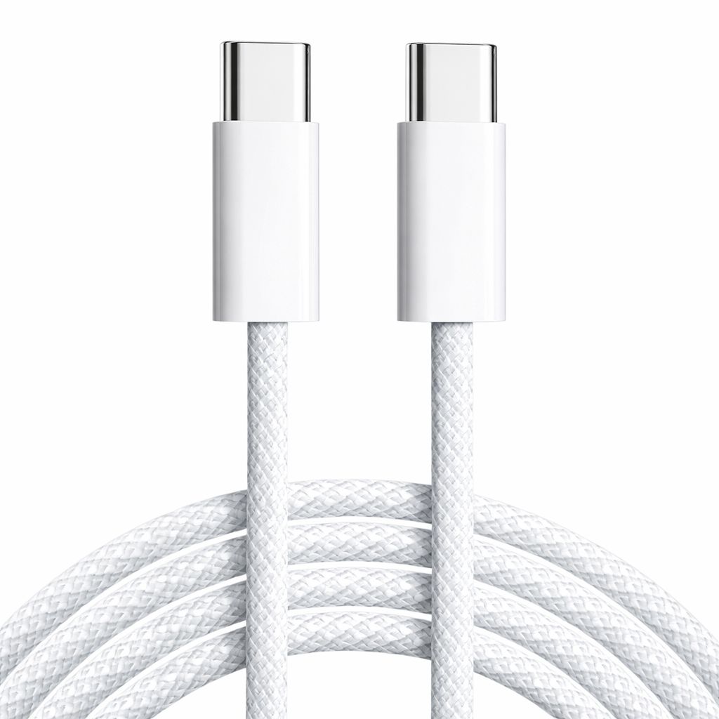 240W USB C to USB C Cable for Apple MacBook, iPhone, iPad | Fast Charging Power Delivery, Type-C PD Cable Compatible with MacBook Pro, iPhone 15, iPad Pro | 1m Durable Braided Cable