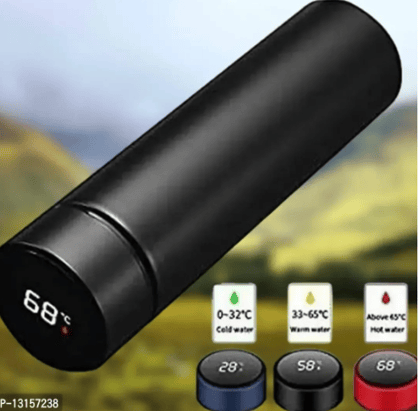 Temperature Smart Vacuum Insulated Thermos Water Bottle With LED Temperature Dis ( Size : 500 ml )