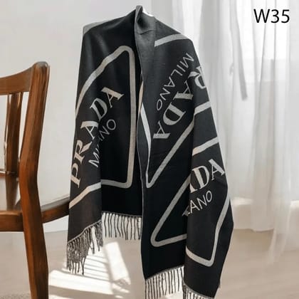 PRD Luxury Premium Stoles W35-Black & Grey