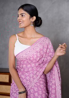 Jaipur Hand Block Print Saree