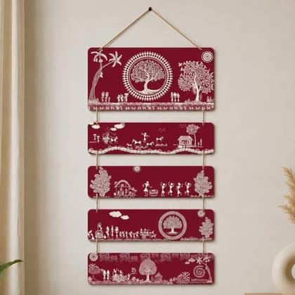 Wooden Art Decoration Item for Home | Graphic Artwork | Door Decoration Items | Paintings For Wall | Aesthetic