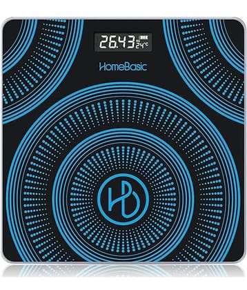 HOMEBASIC Multicolor Glass Digital Weighing Scale