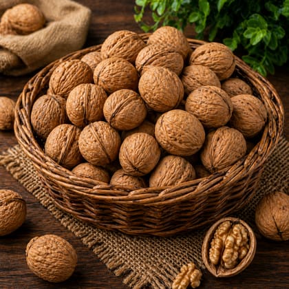 Walnuts with Shells (250g) | Rich in Omega-3 & Antioxidants | Healthy Snacking & Baking