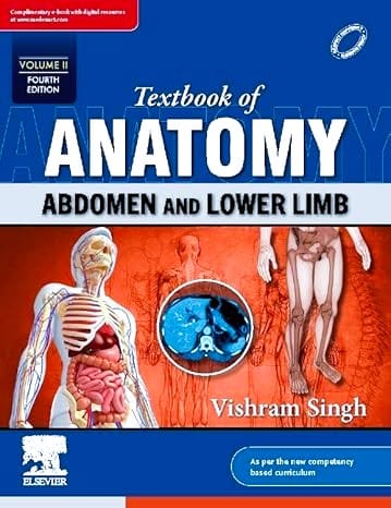 Textbook of Anatomy: Abdomen and Lower Limb, Vol 2, 4e